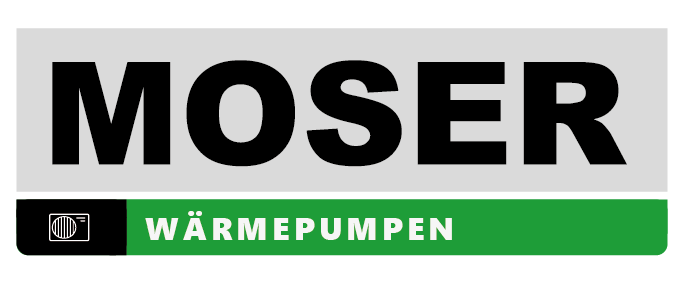 Hier ist das Logo von Moser Wärmepumpe zu sehen.